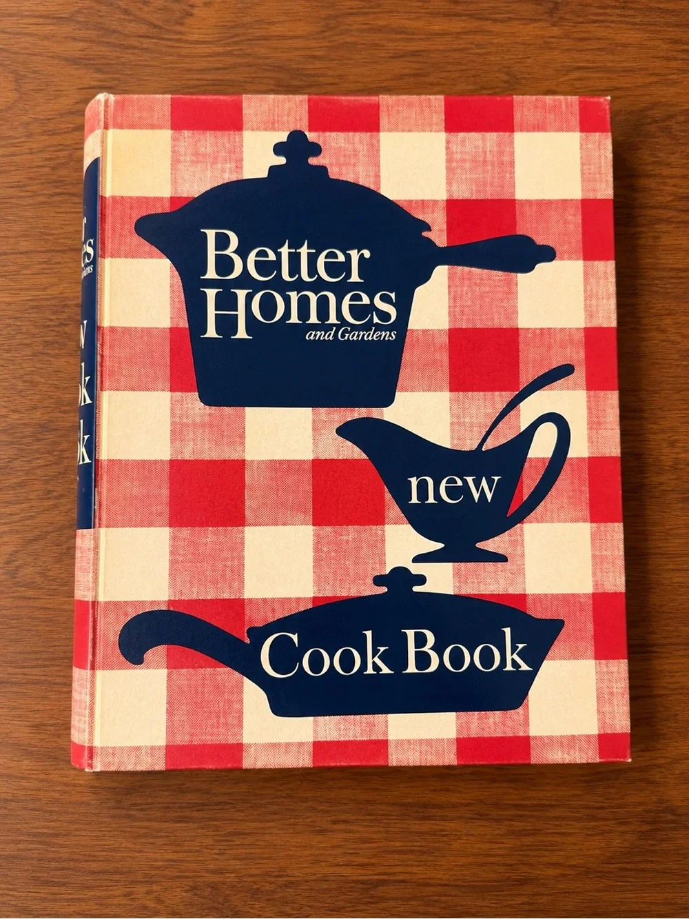 Vintage 1965 Better Homes Gardens Cook Book Red Gingham Hardcover Cookbook